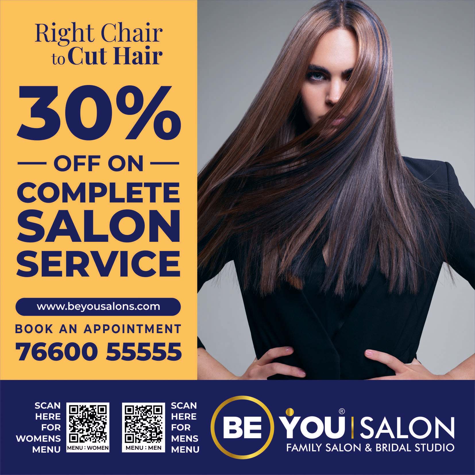 Be You Salons – International salon and spa experience